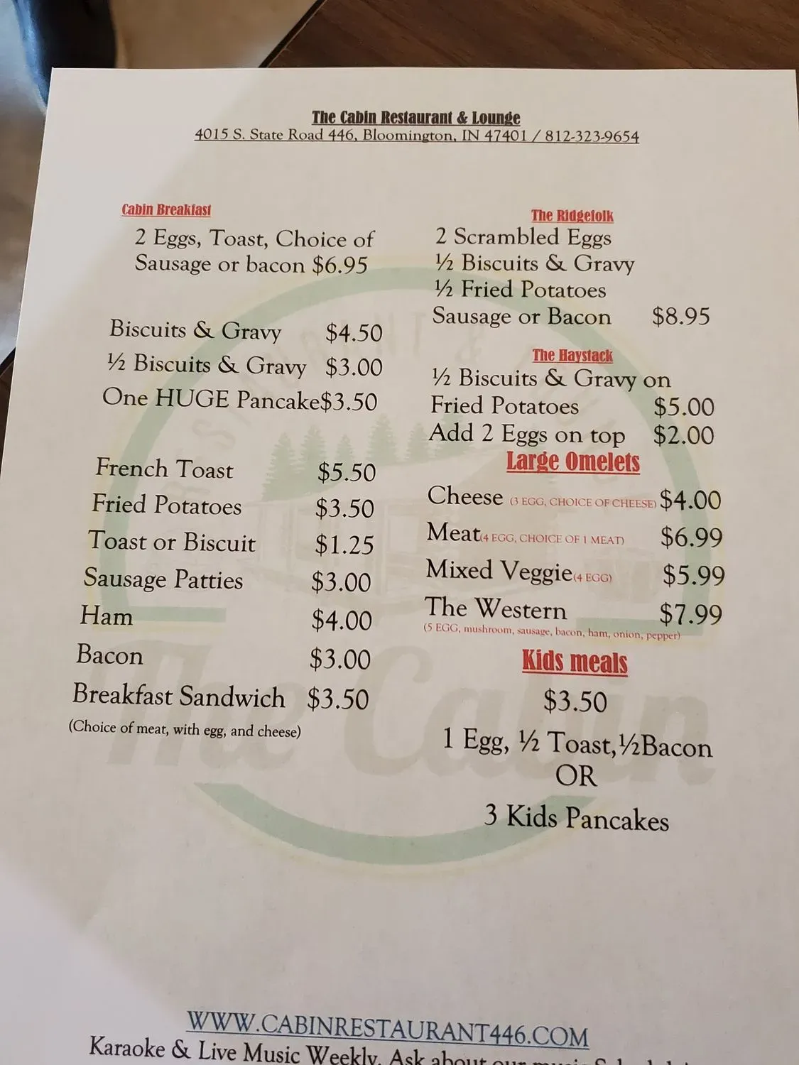 Menu 2