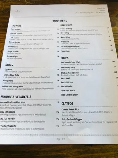 Menu 5