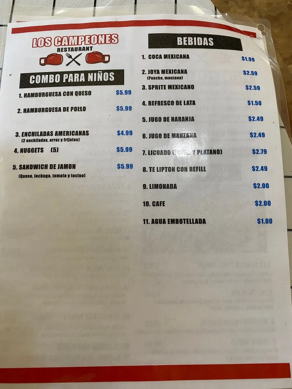 Menu 3