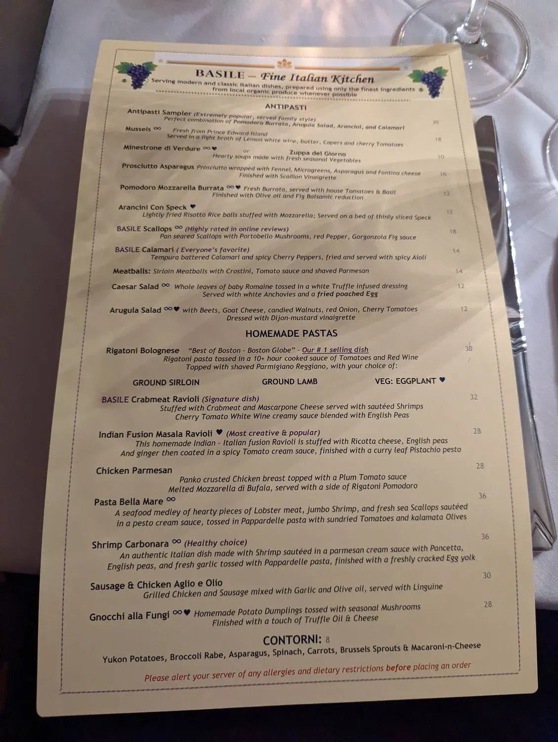 Menu 4