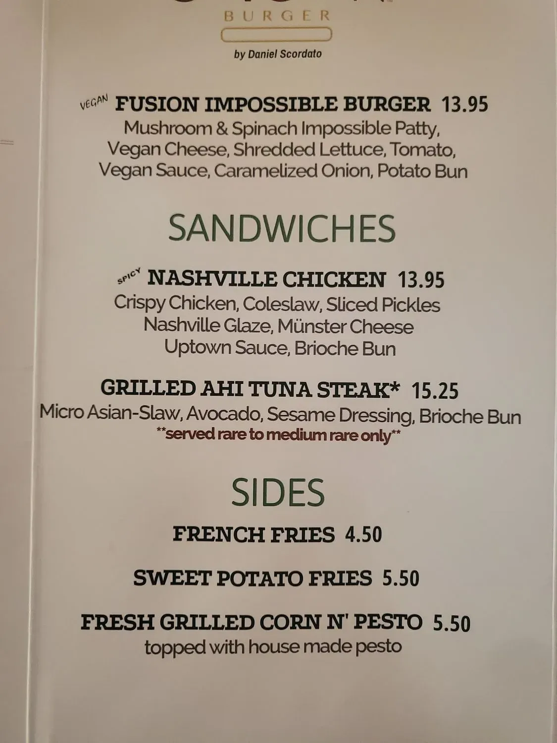 Menu 4