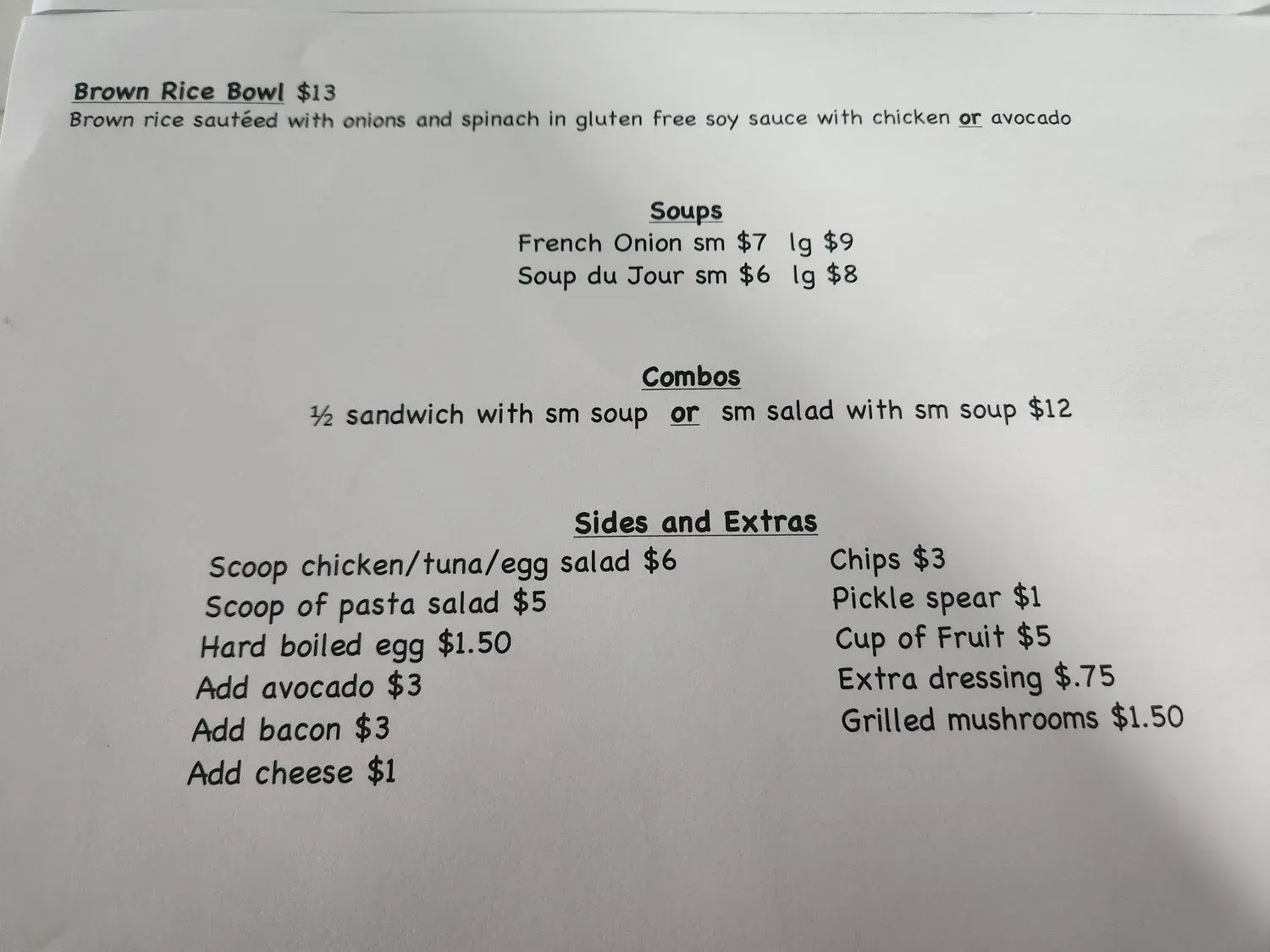 Menu 3