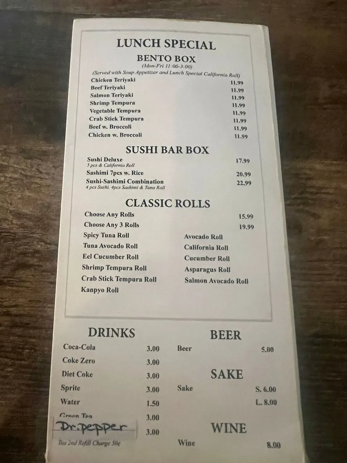 Menu 6