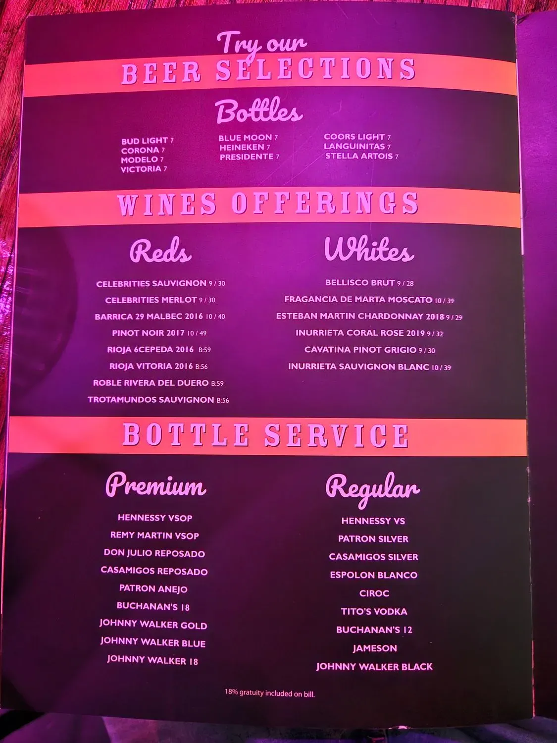 Menu 4