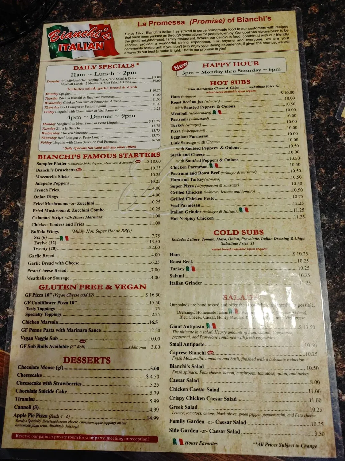 Menu 2