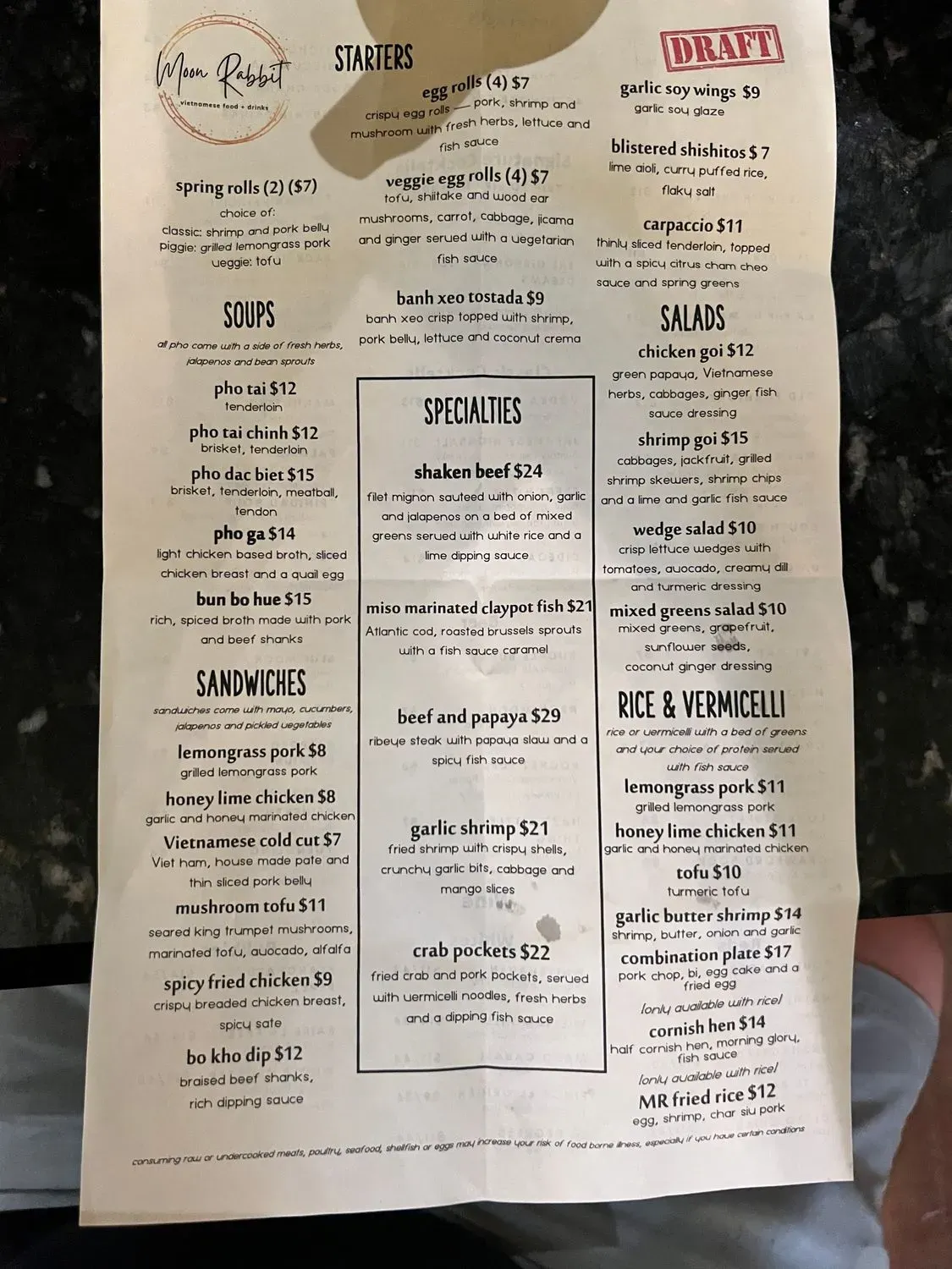 Menu 6