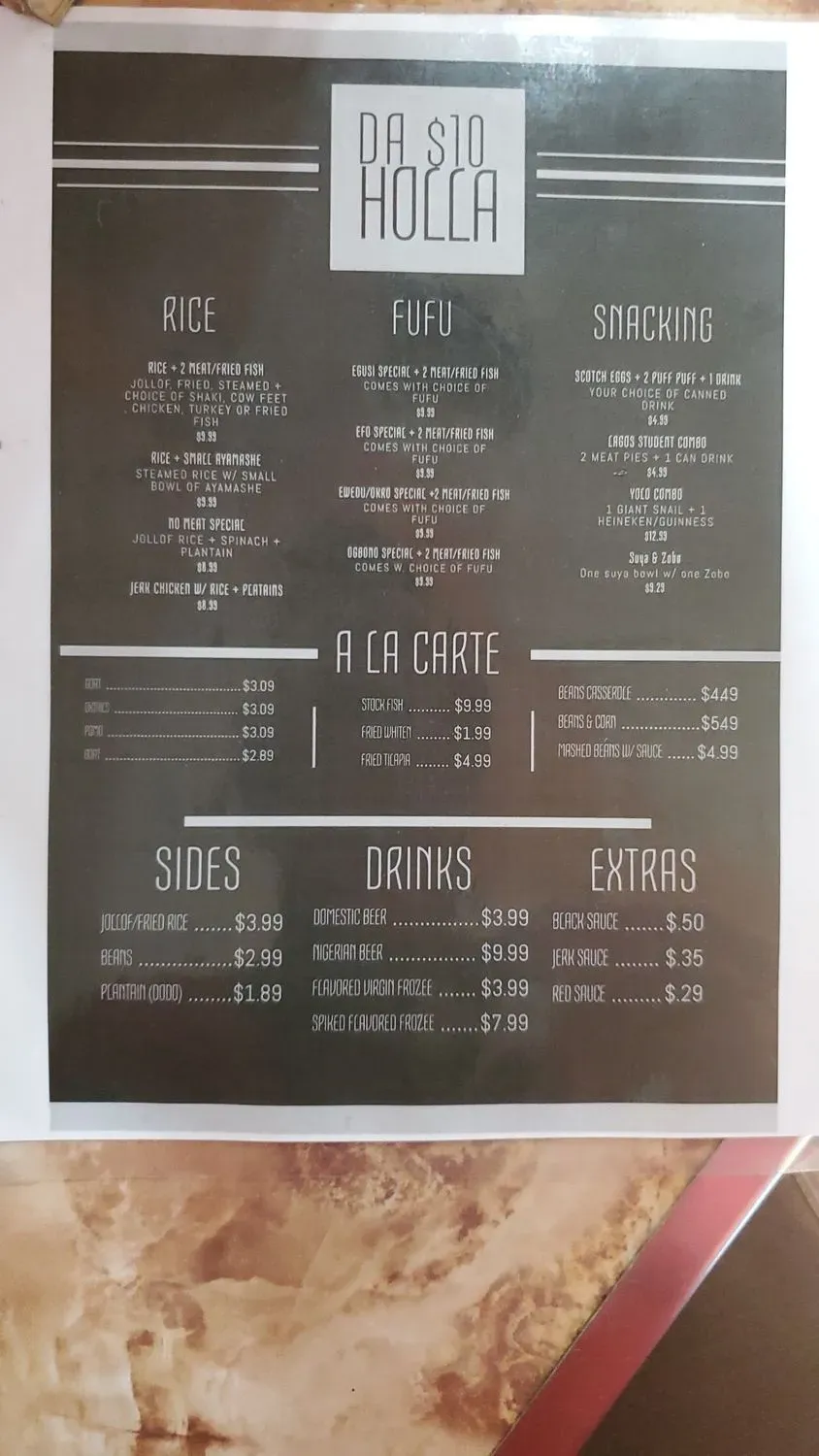 Menu 2