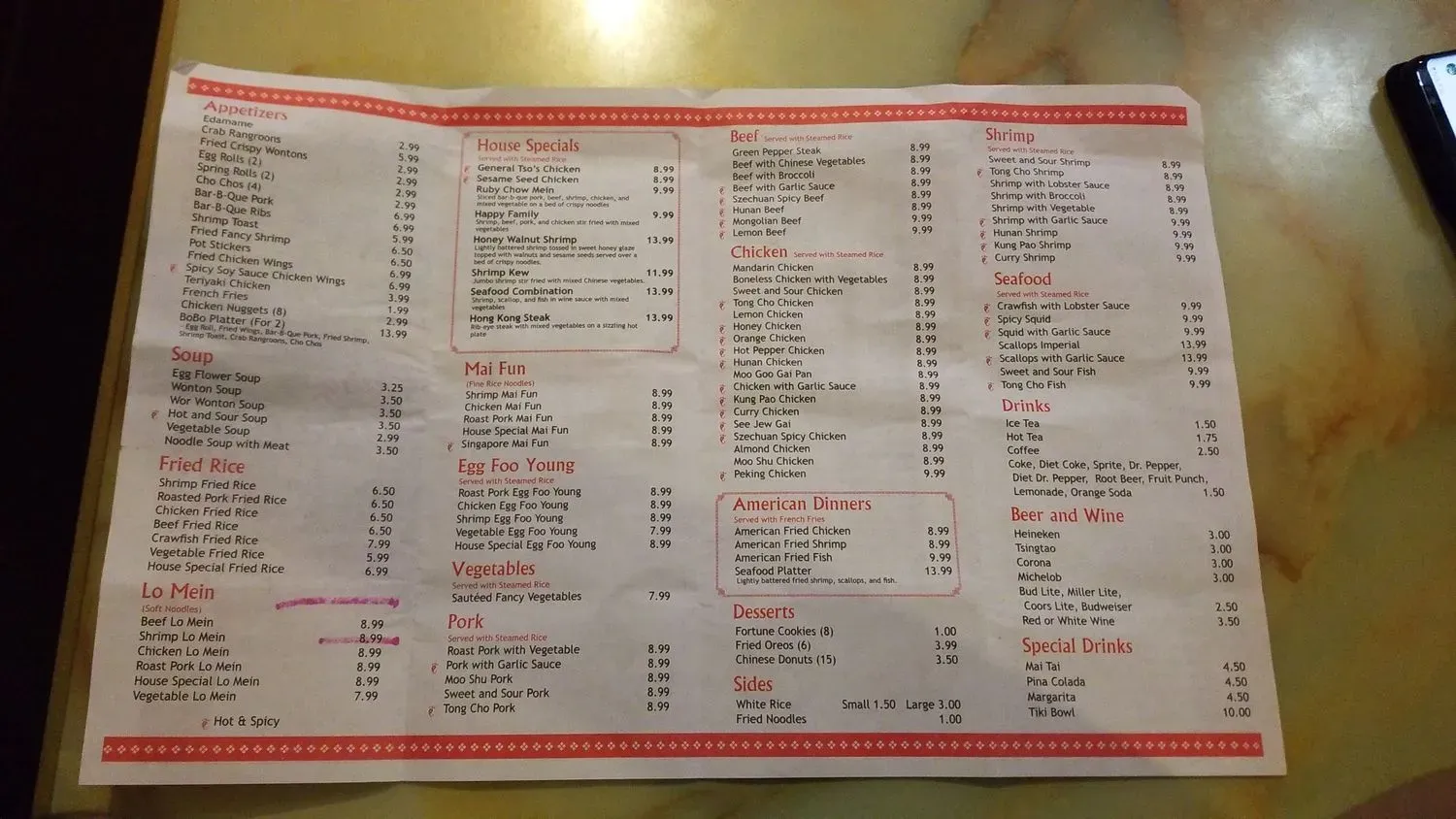 Menu 6