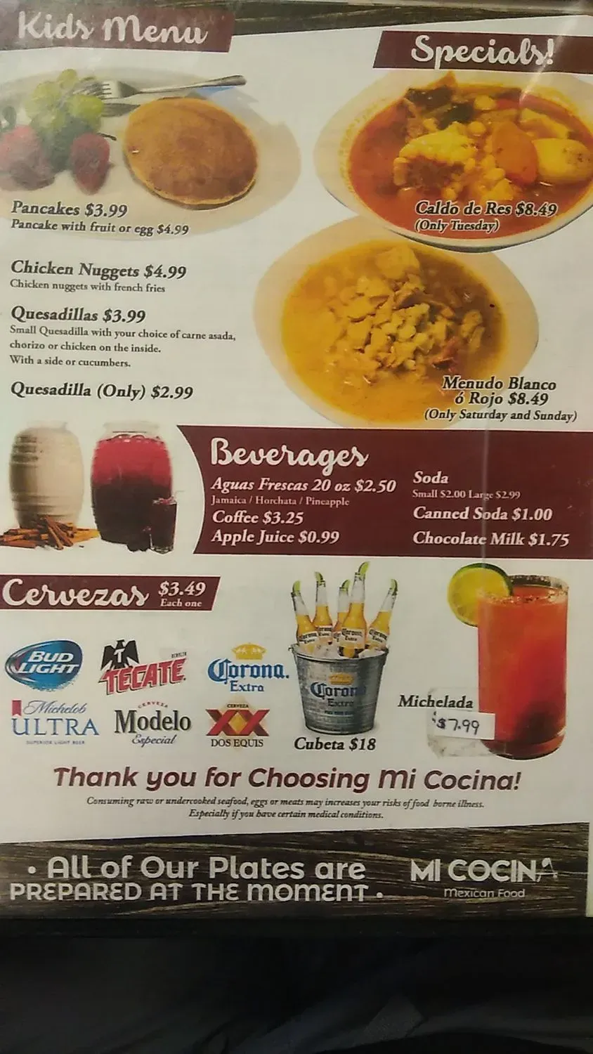 Menu 5