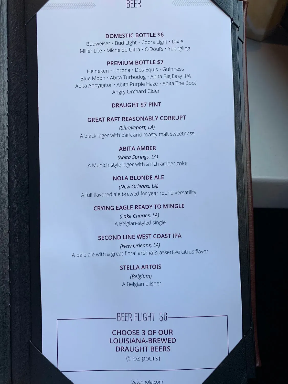 Menu 6