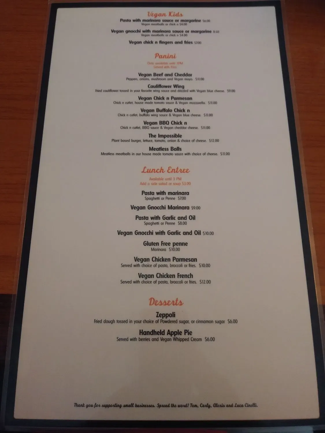 Menu 2