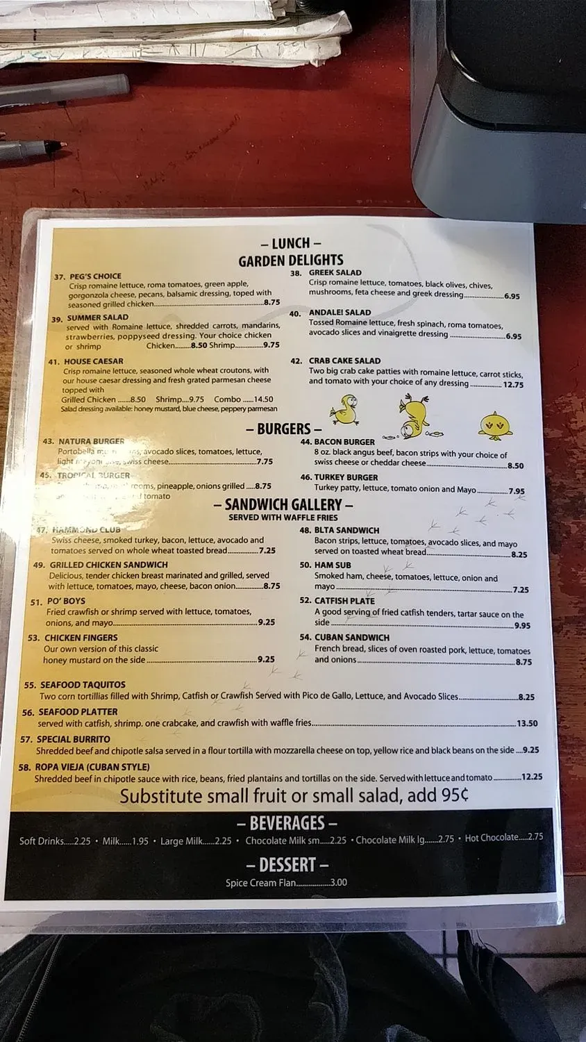 Menu 6