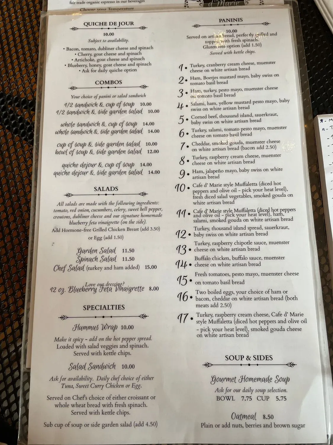 Menu 6