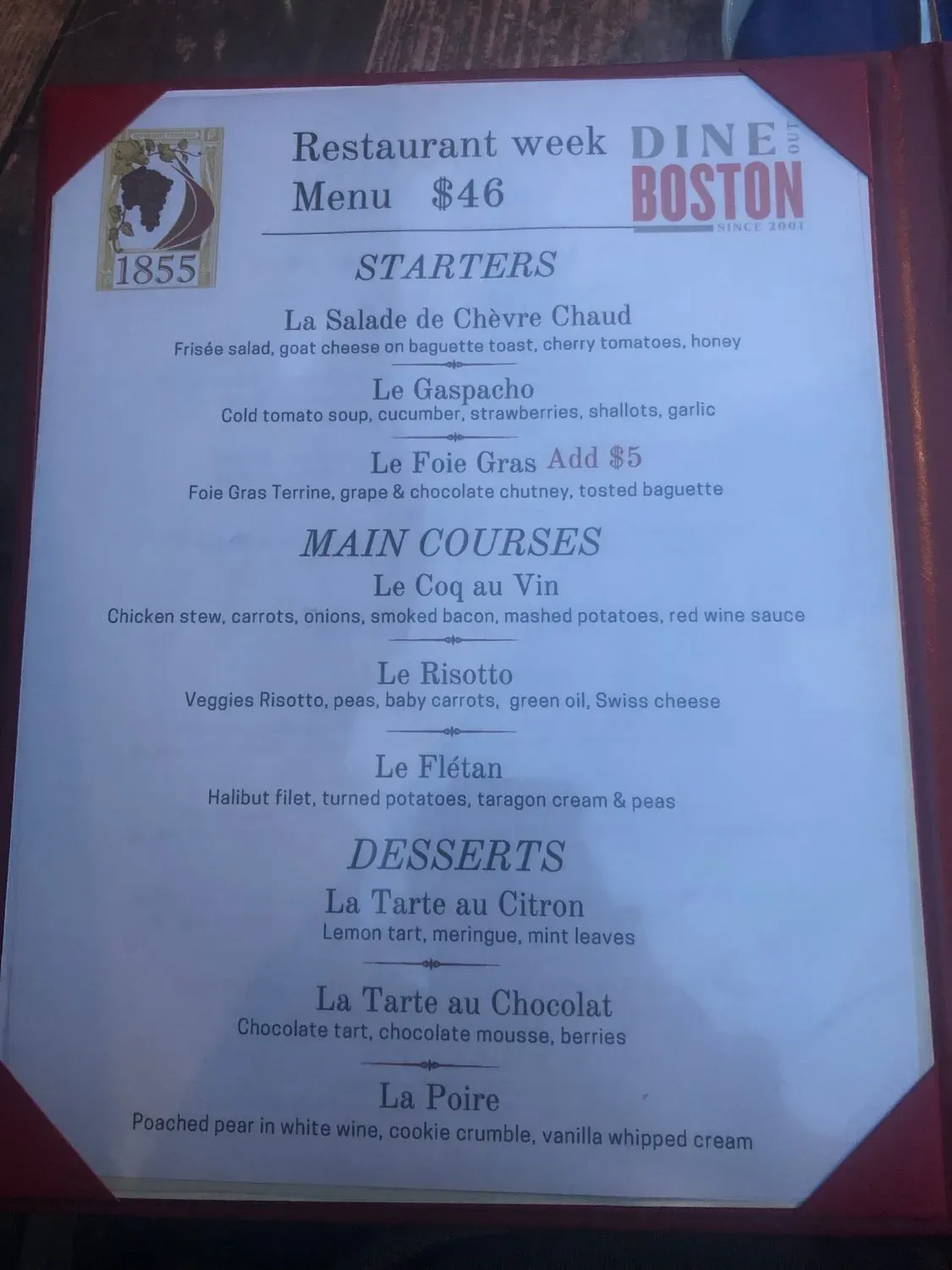 Menu 5