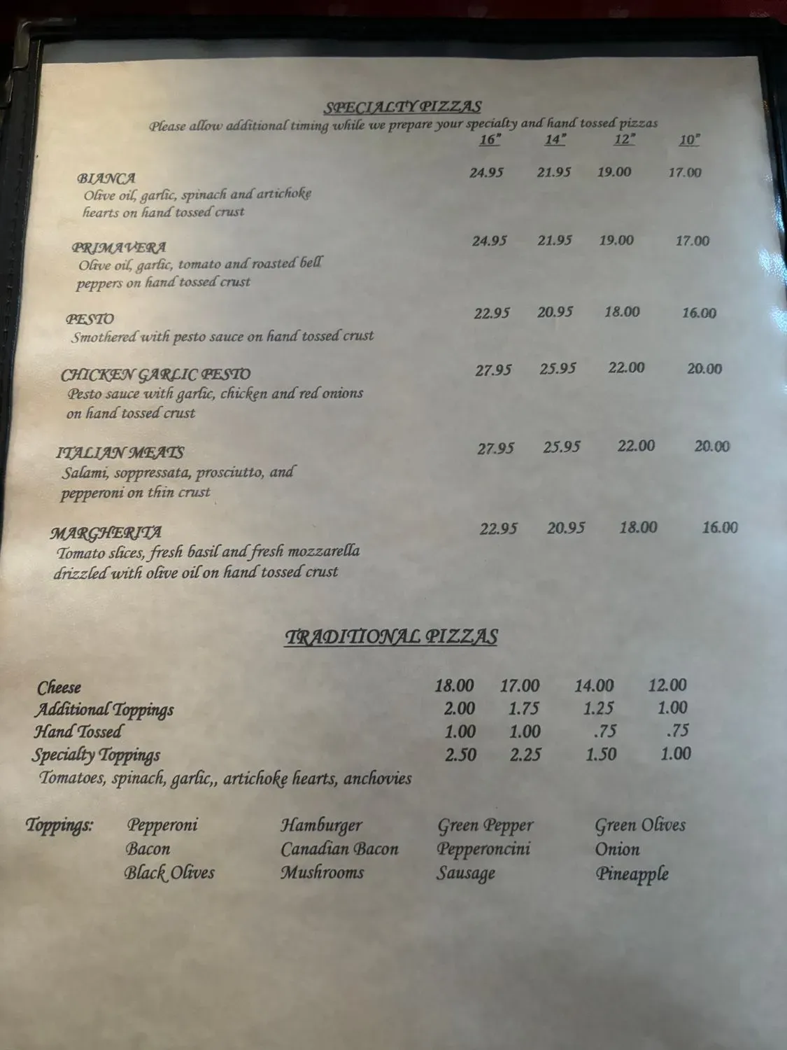 Menu 2