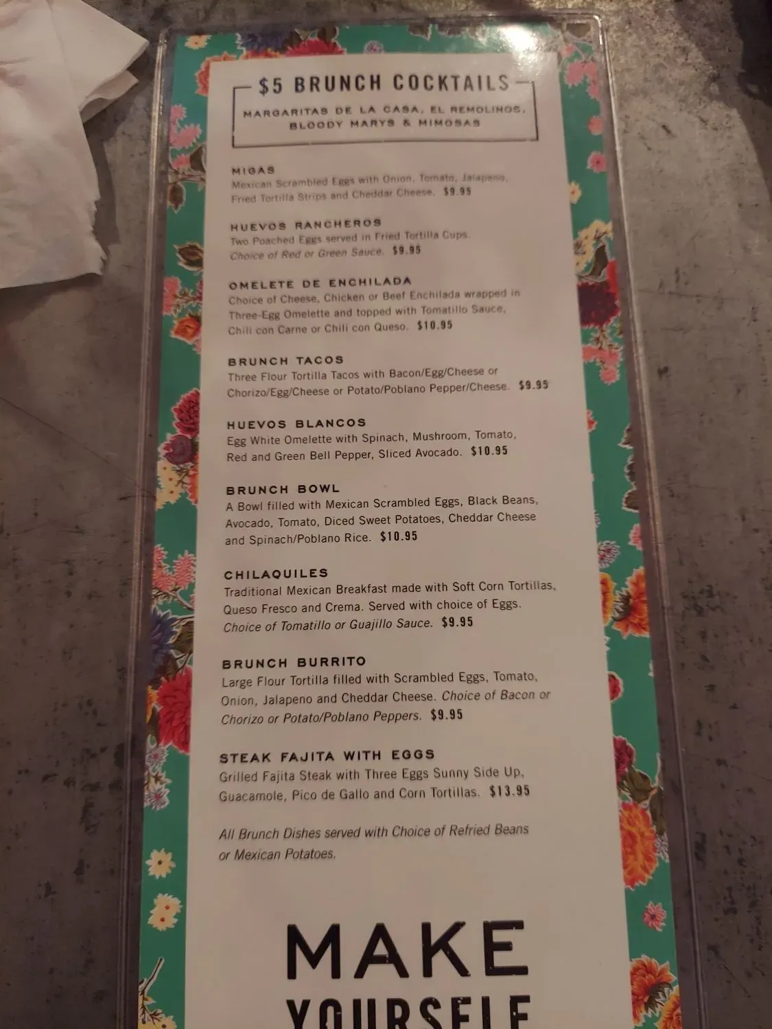 Menu 6