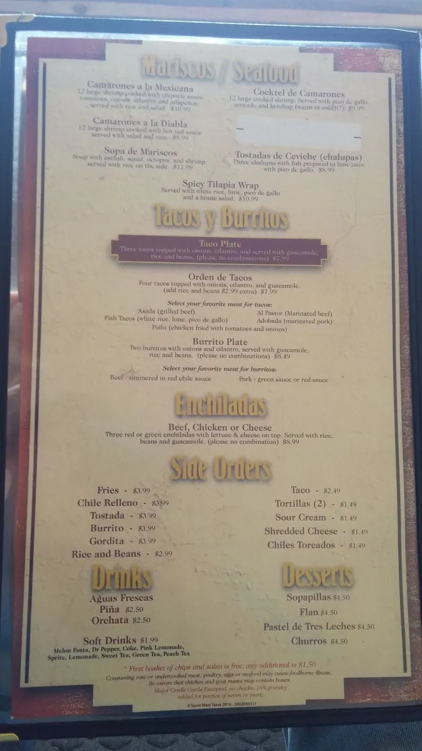 Menu 6