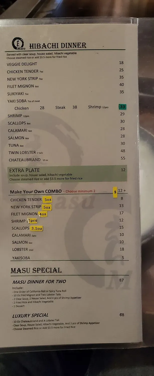 Menu 2