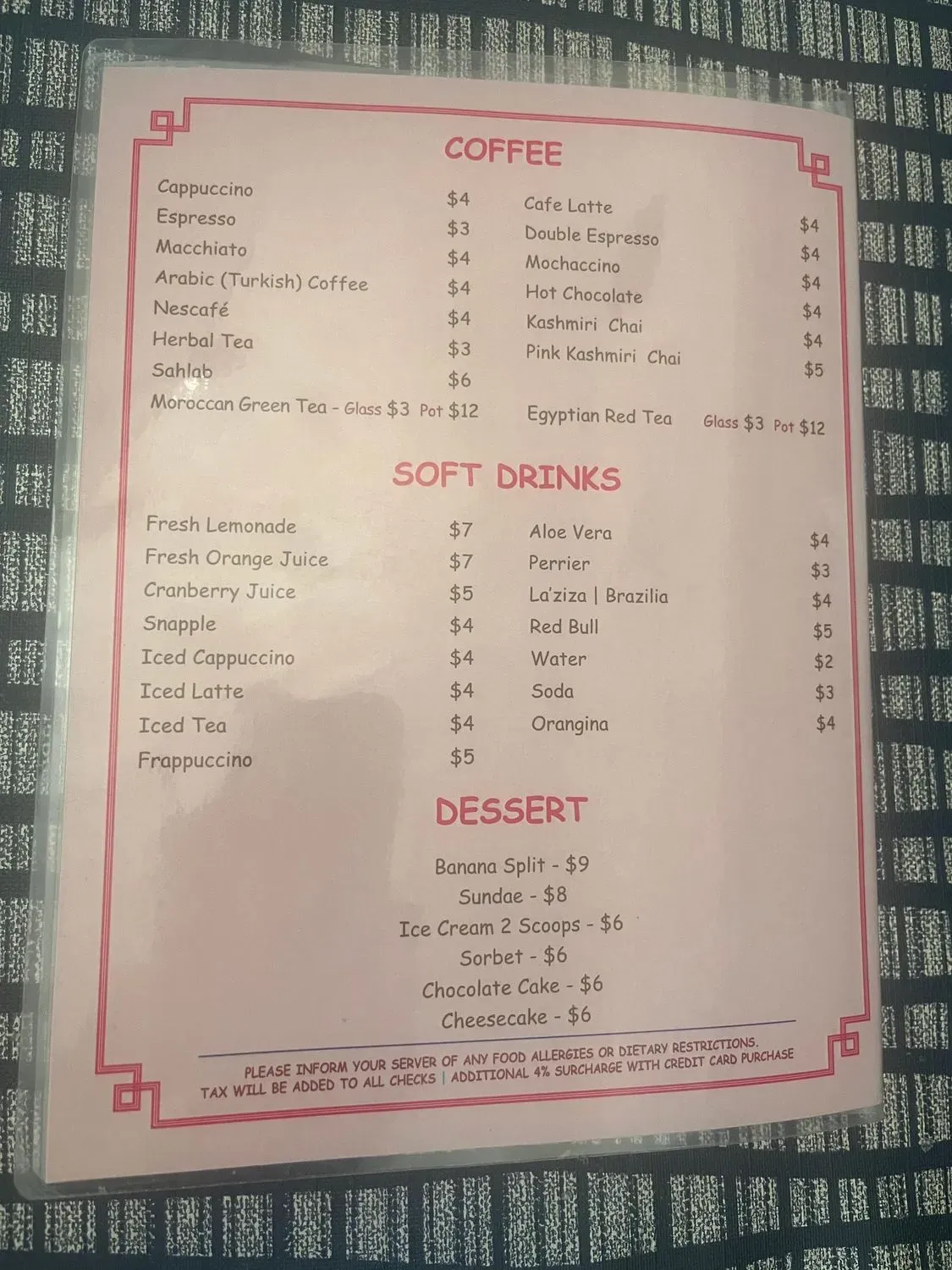 Menu 4