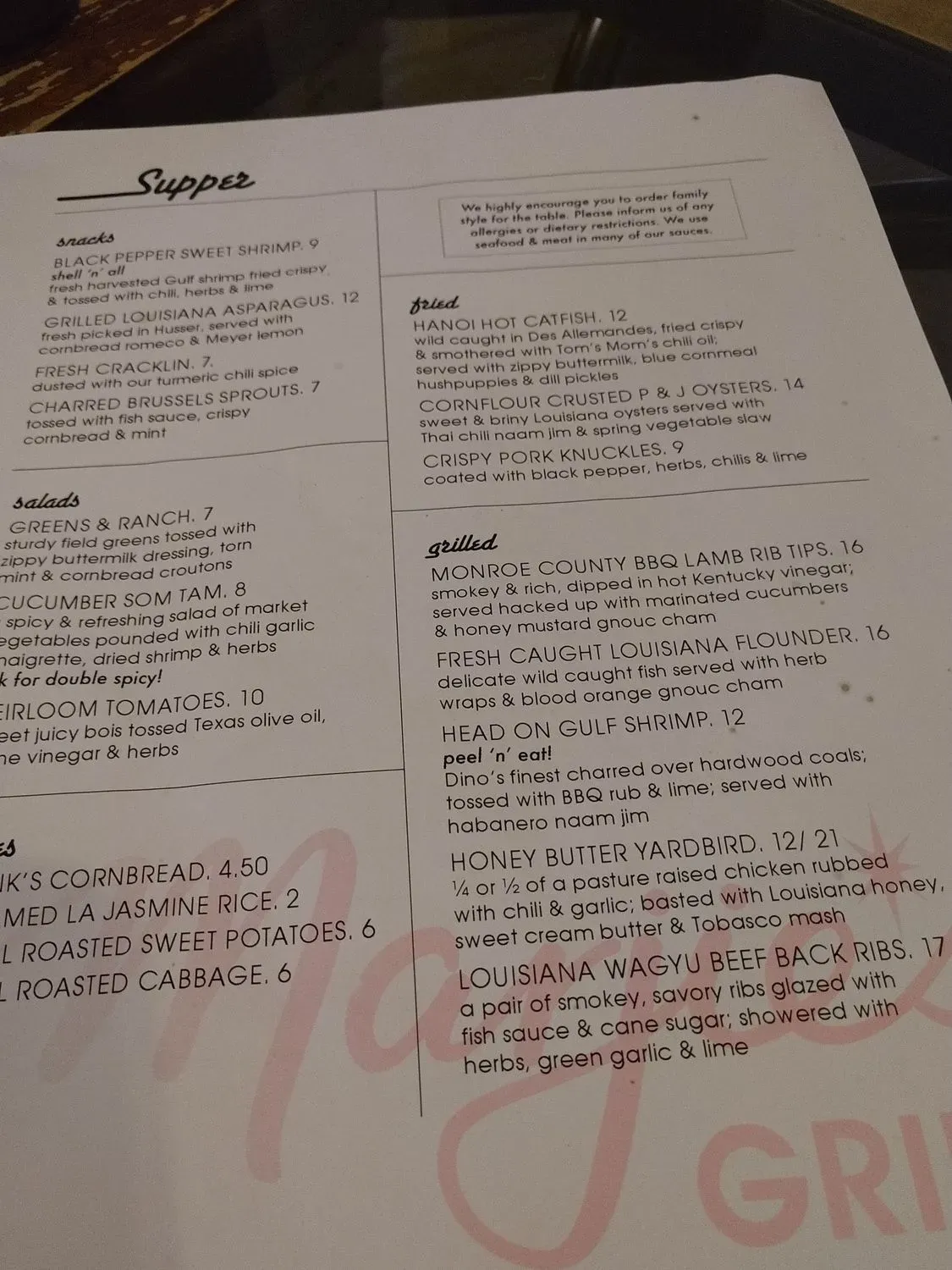 Menu 6