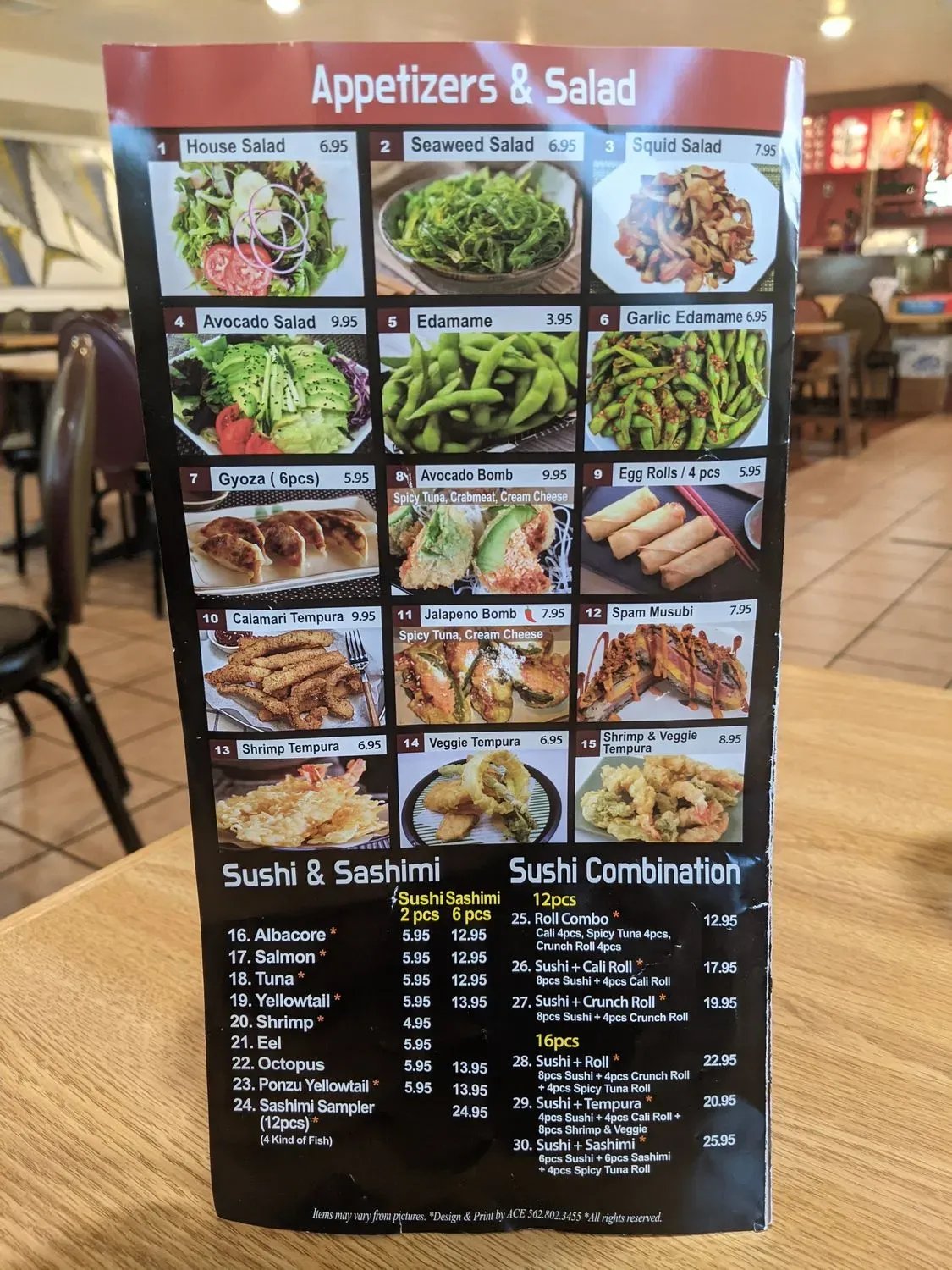 Menu 6