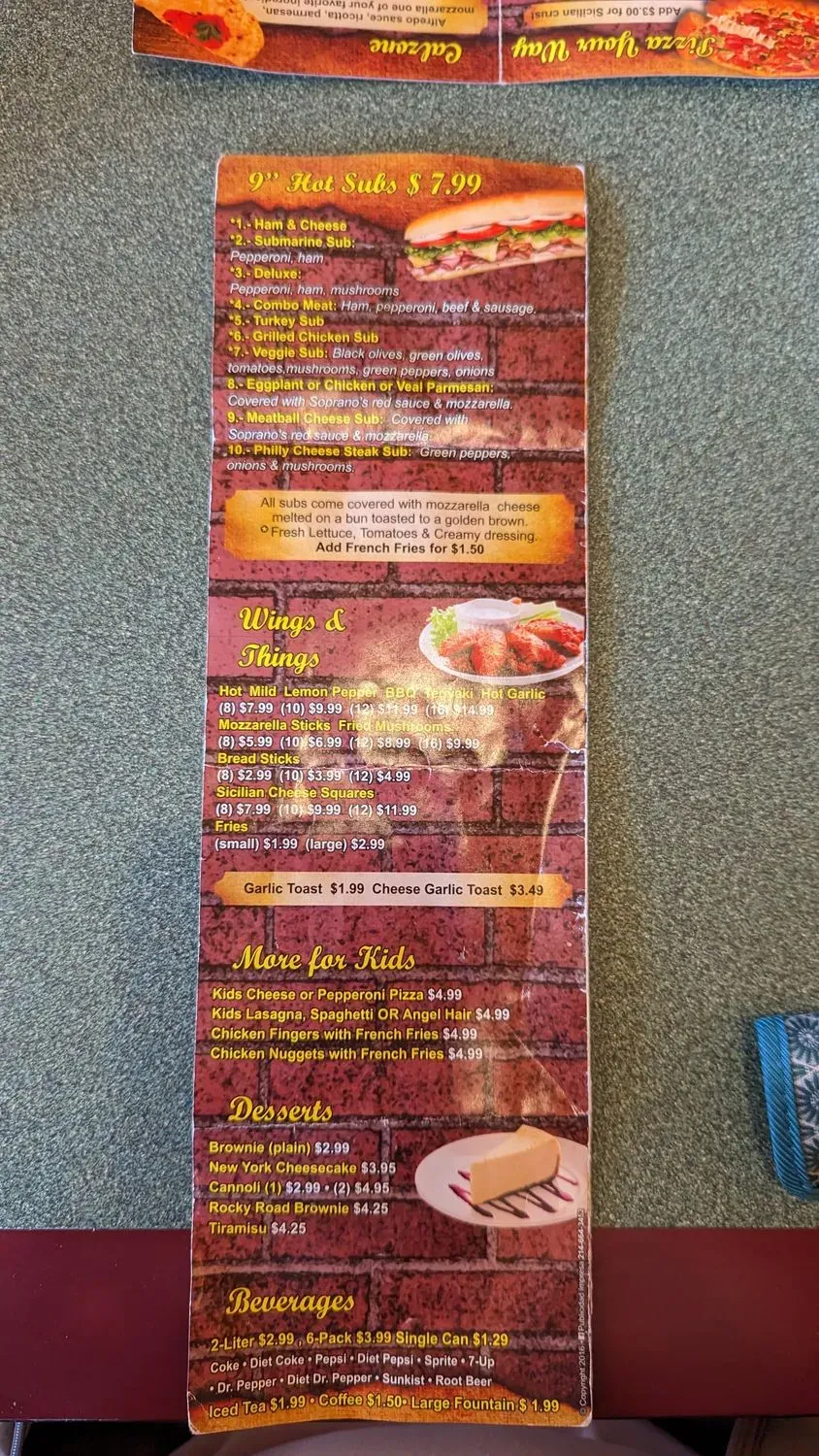 Menu 2