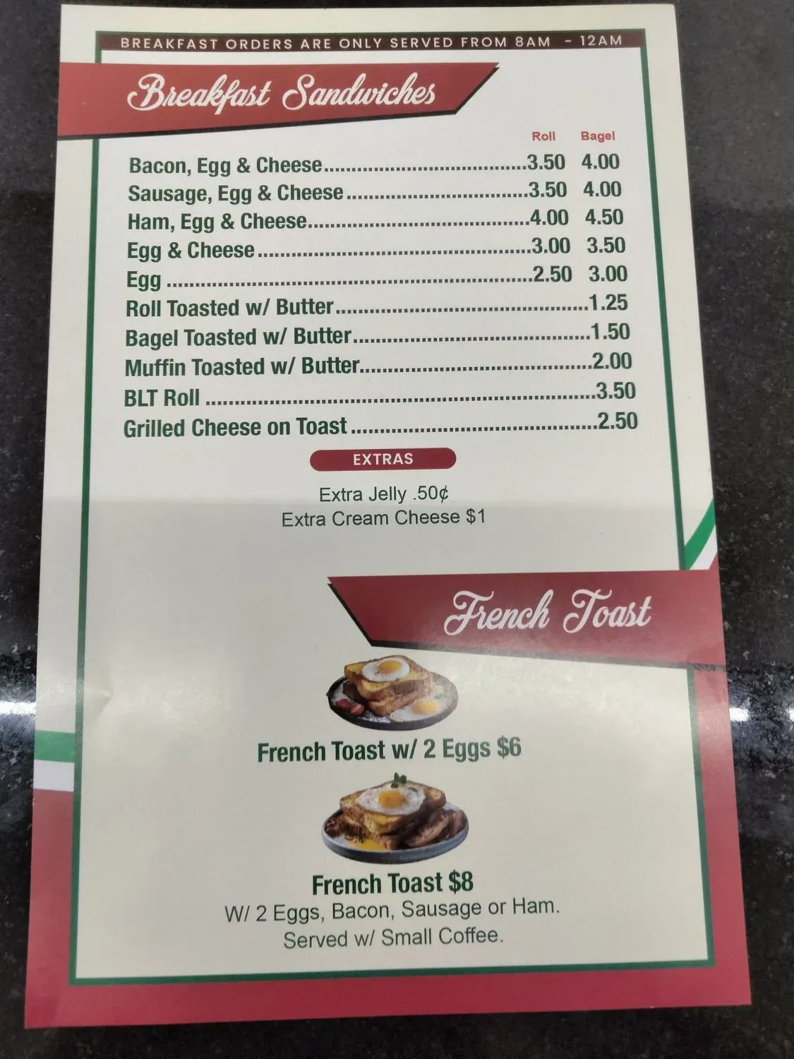 Menu 4