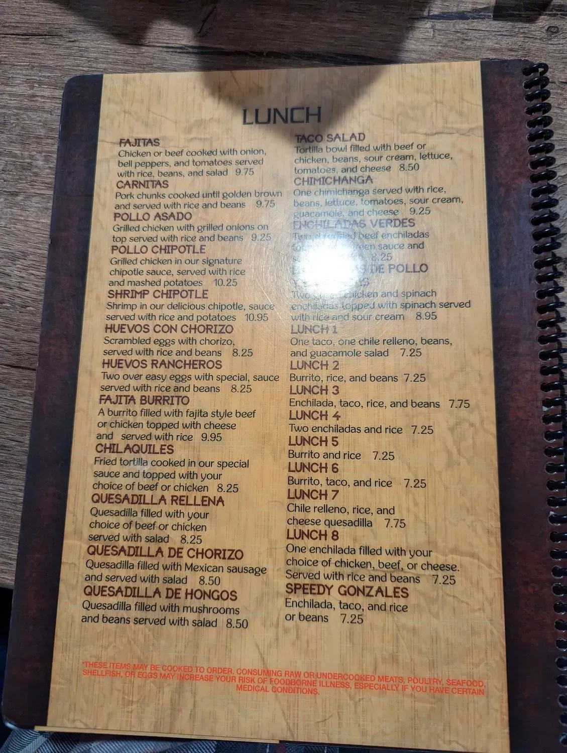 Menu 4