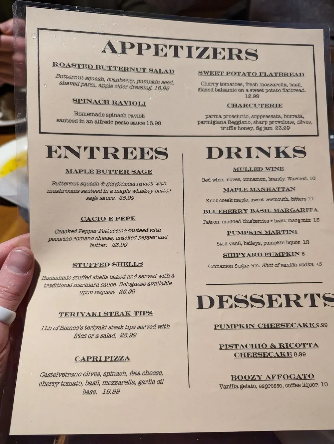 Menu 4