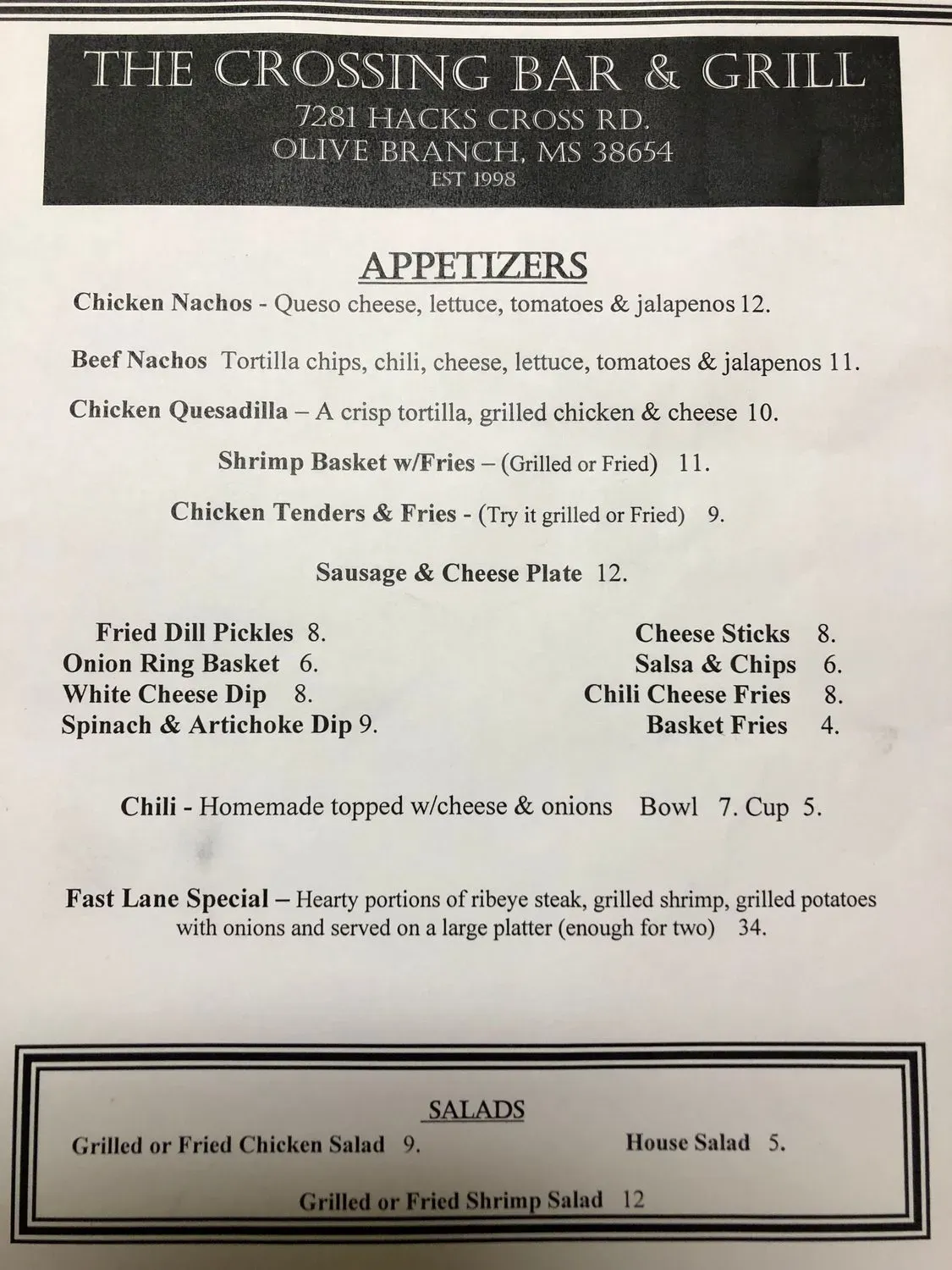 Menu 2