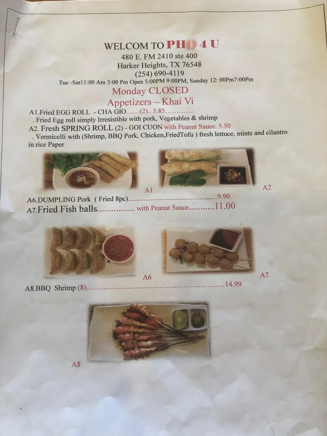 Menu 5