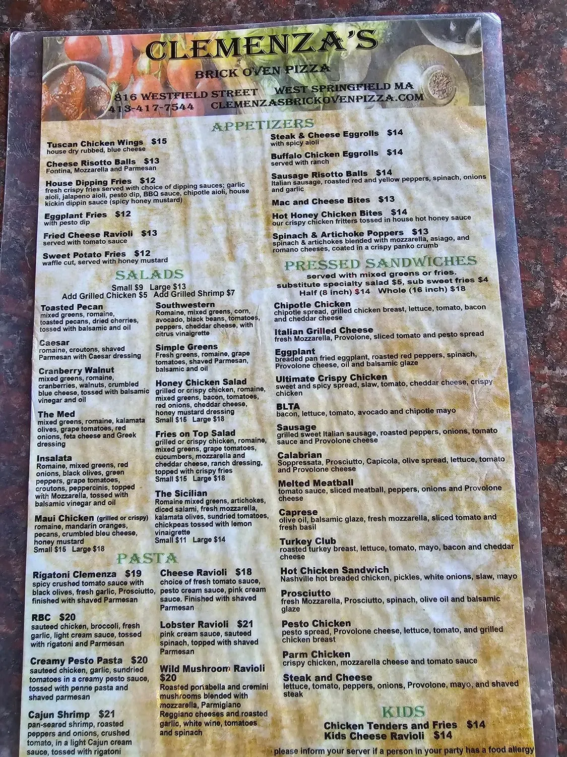 Menu 4