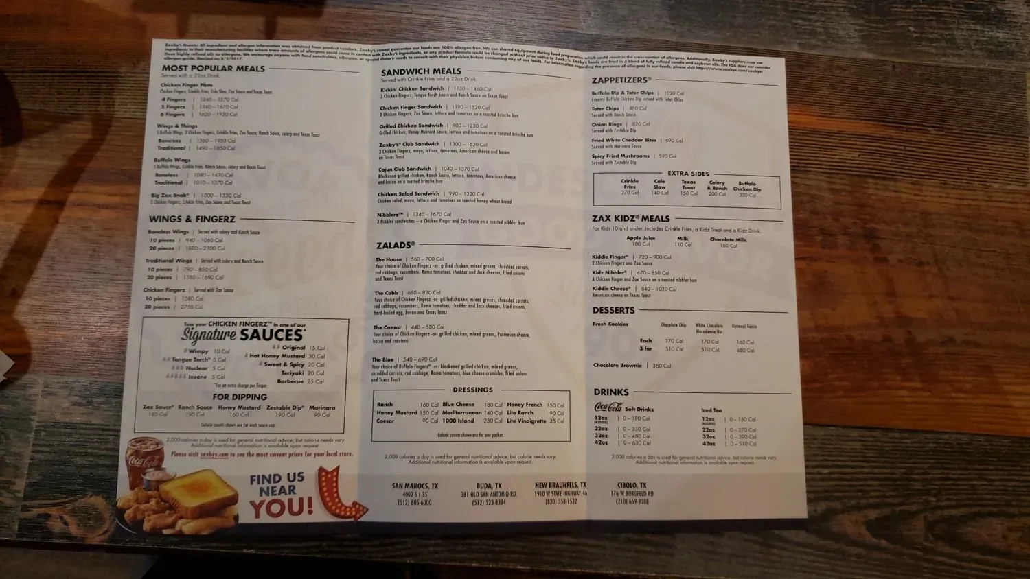 Menu 4