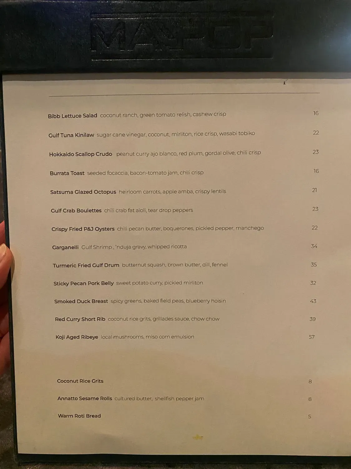 Menu 5