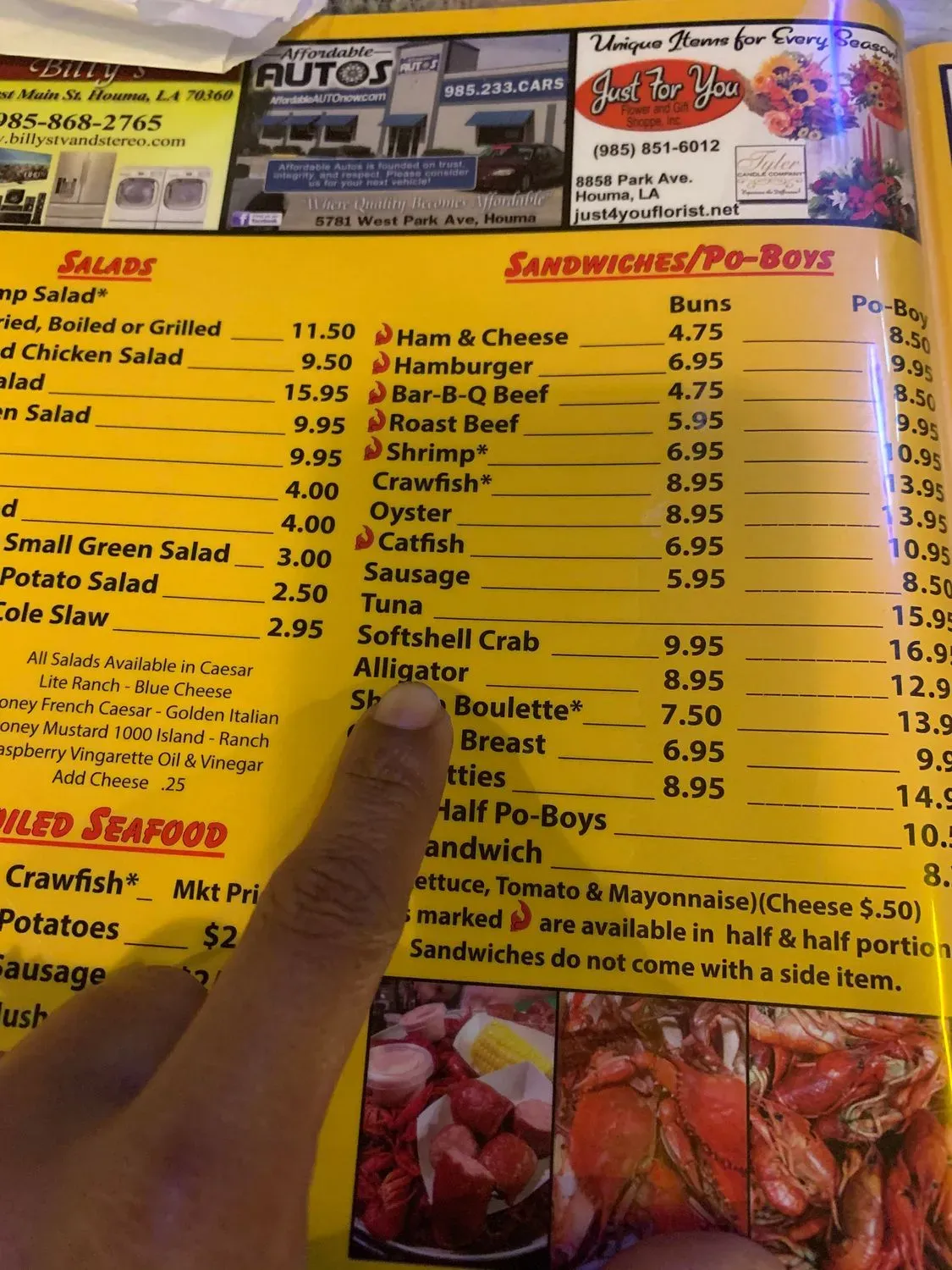 Menu 4