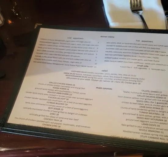 Menu 6