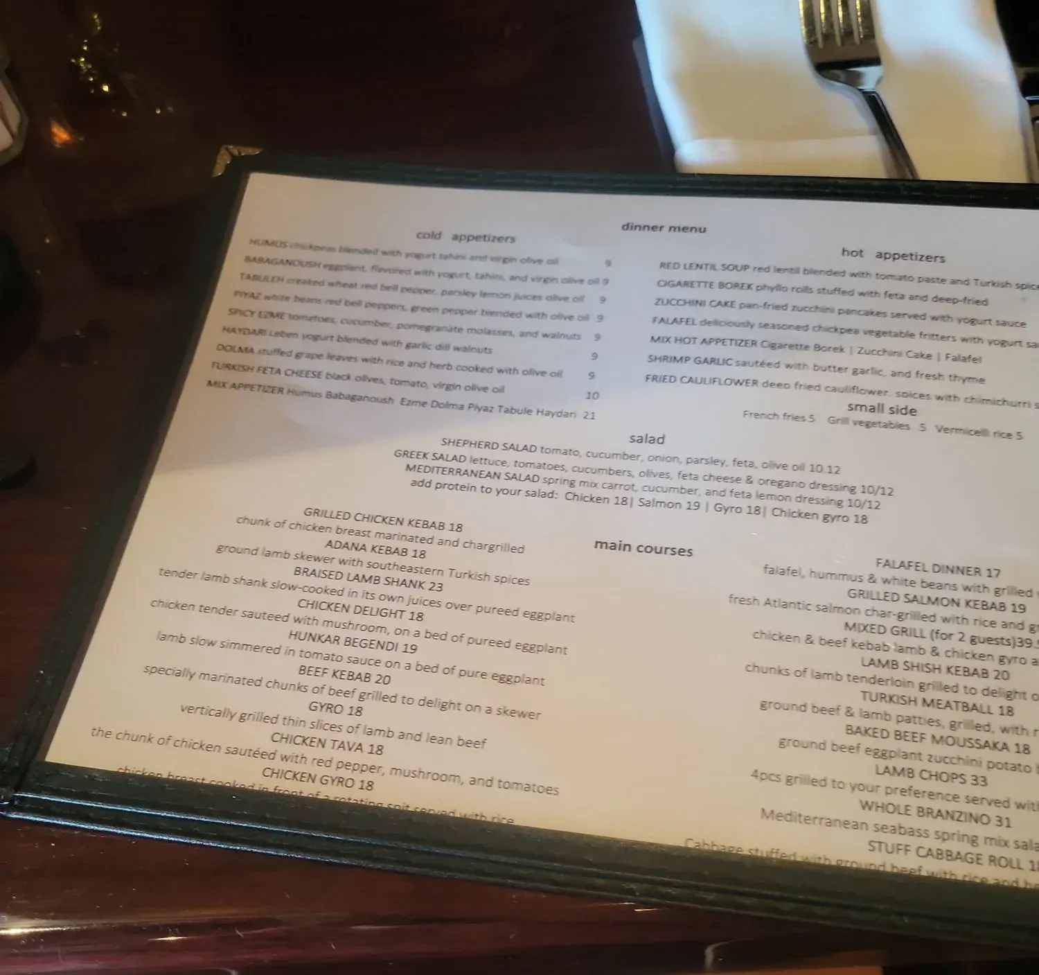 Menu 6