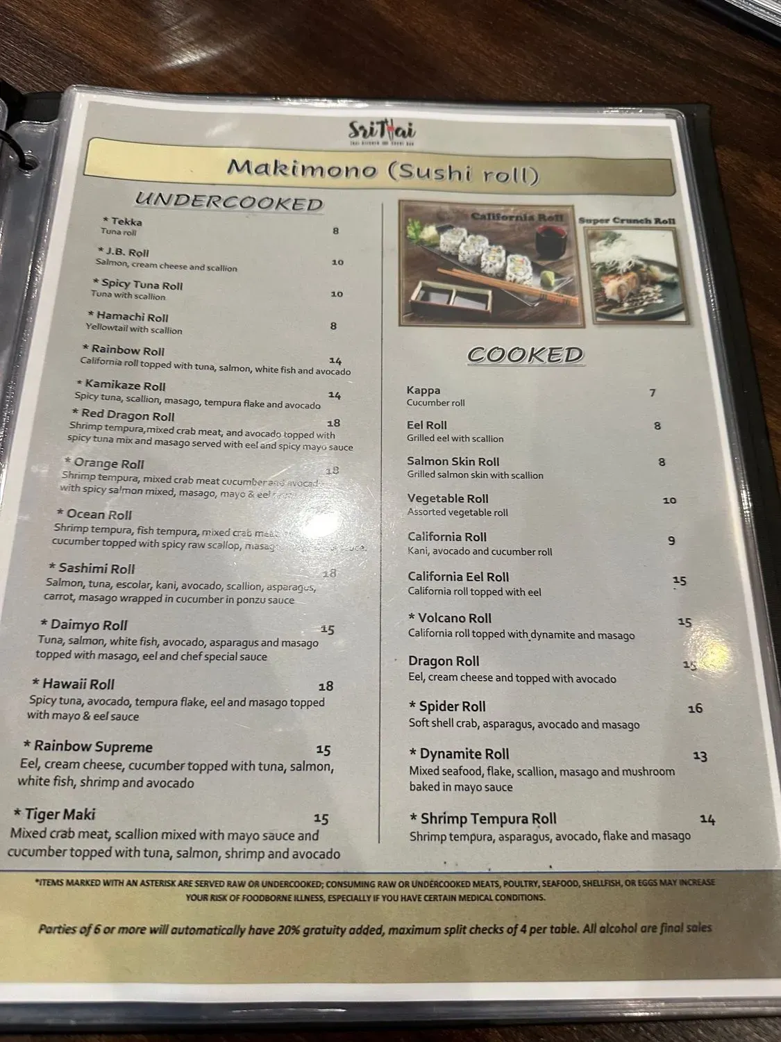 Menu 4