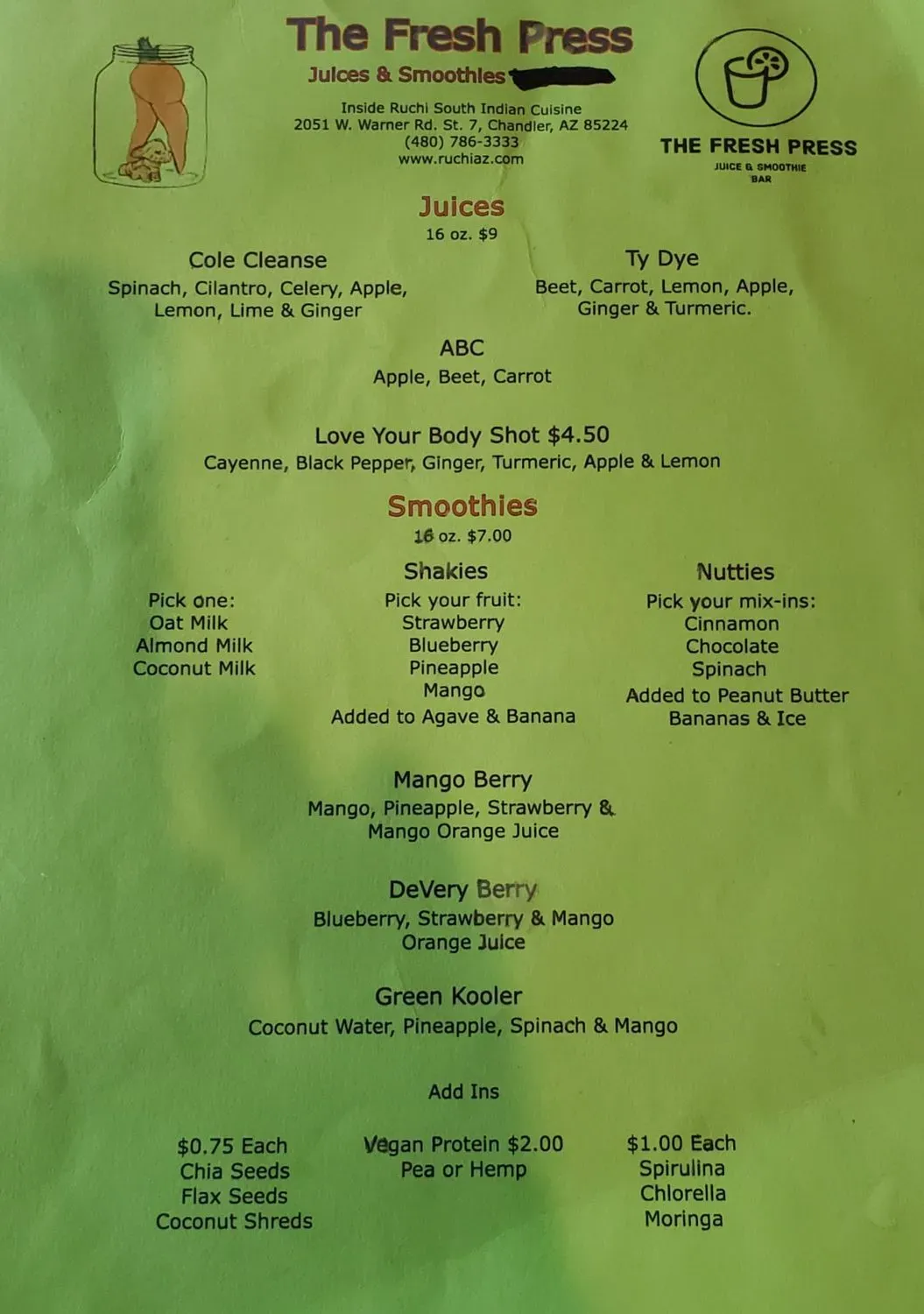 Menu 2