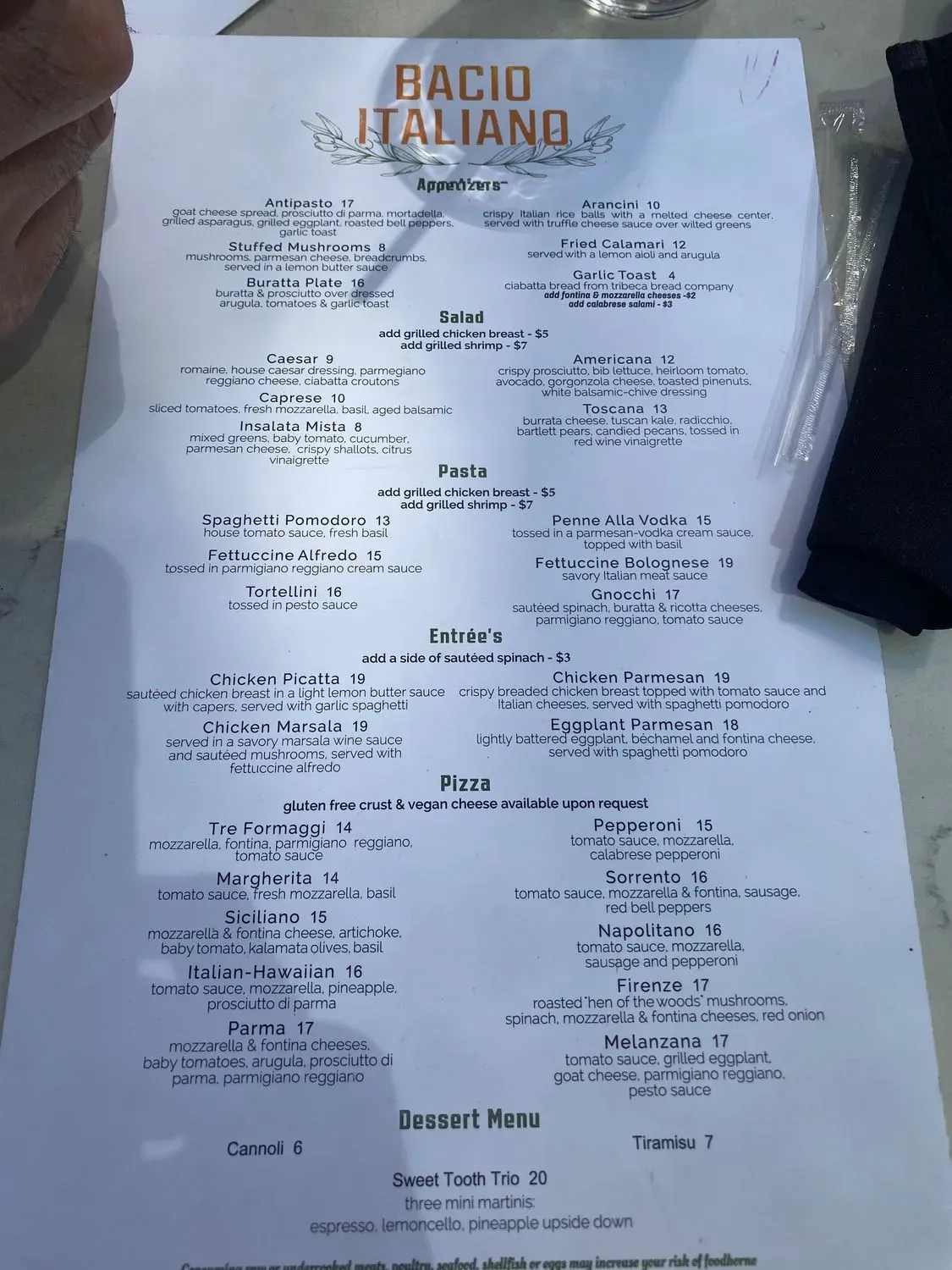 Menu 2