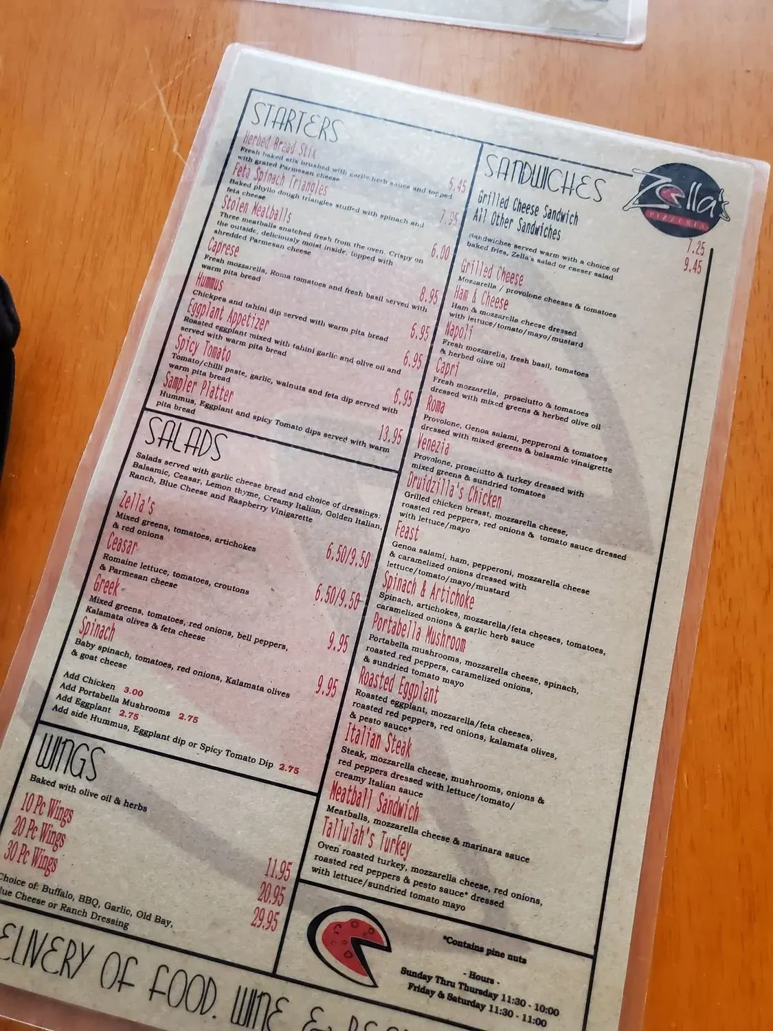 Menu 3