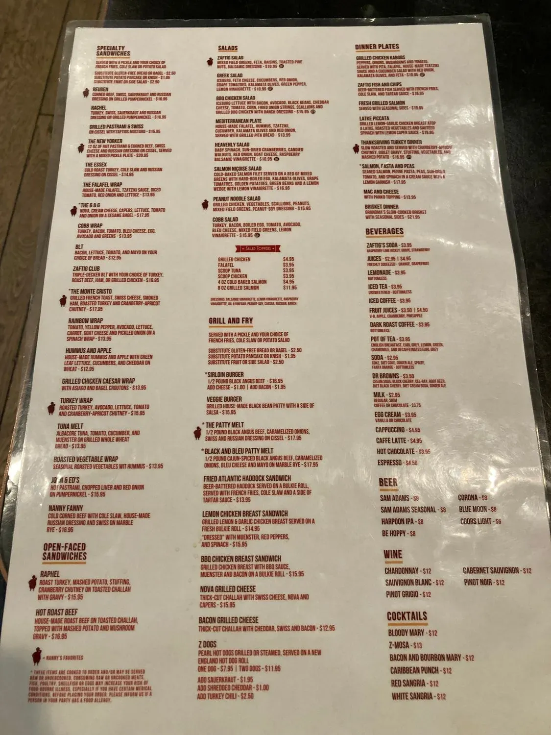 Menu 5