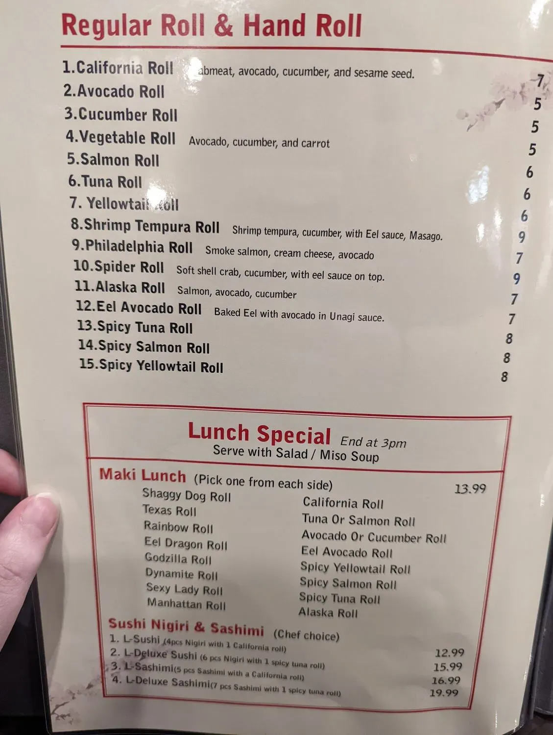 Menu 5