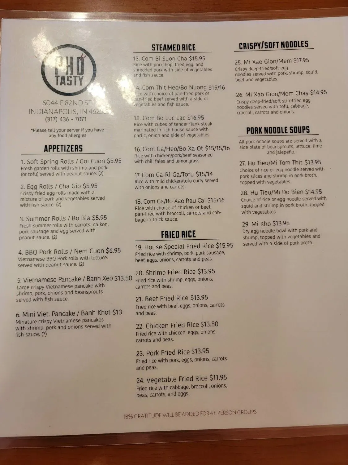 Menu 3