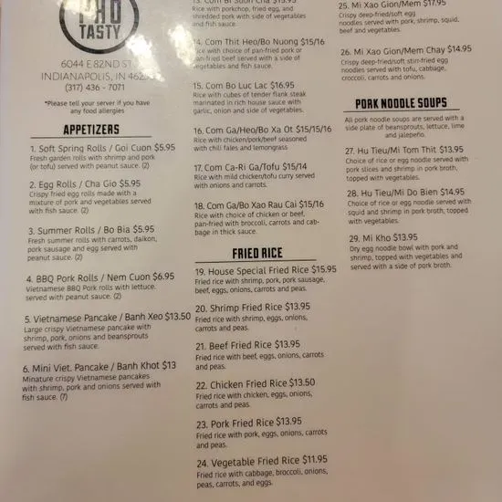 Menu 2