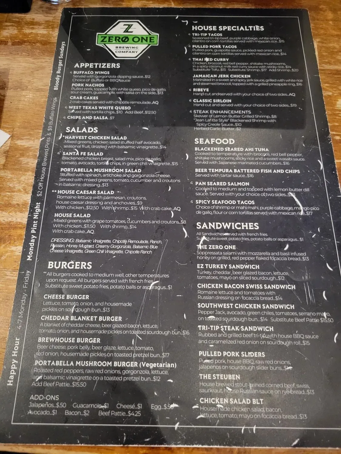 Menu 5