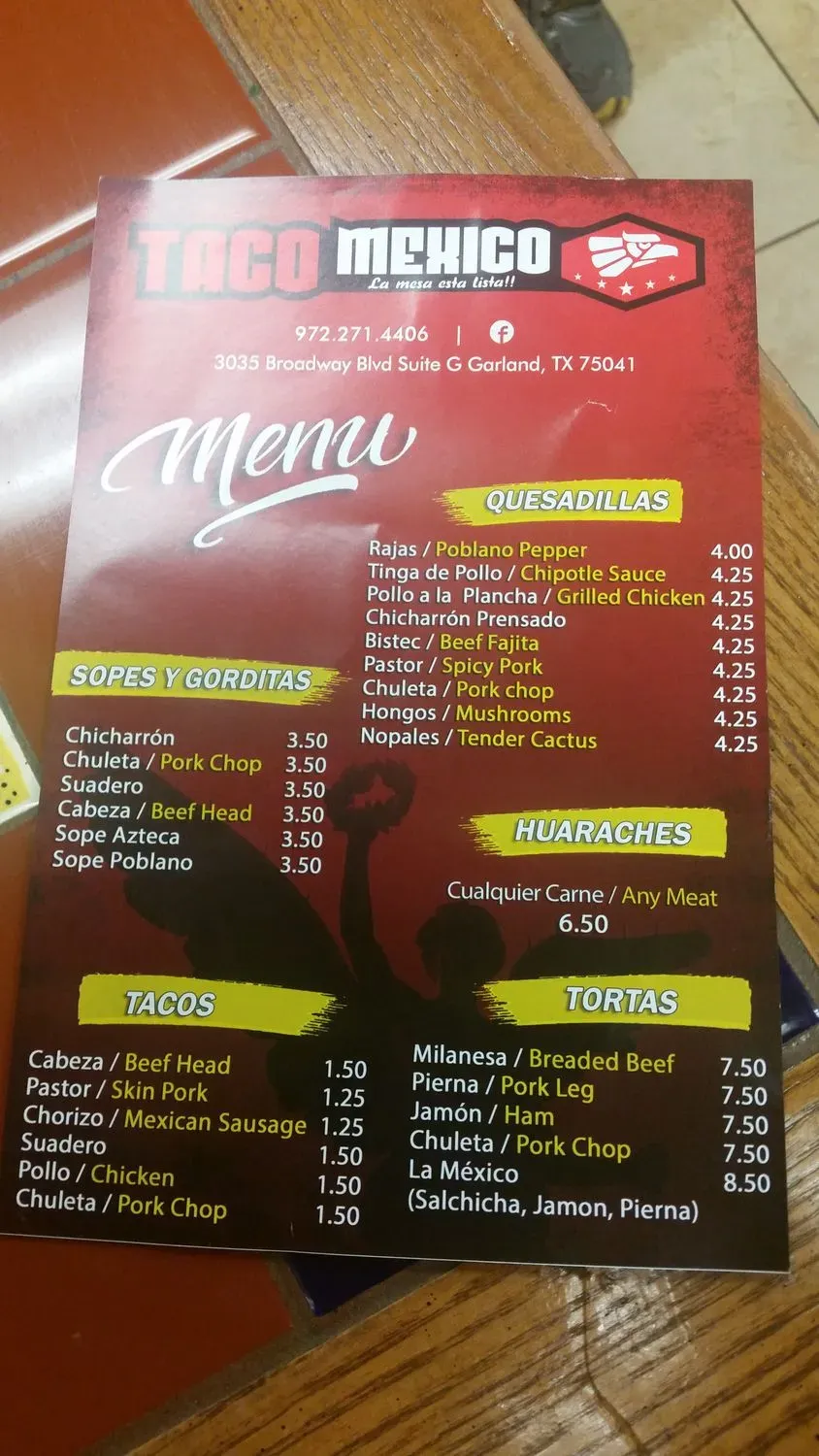 Menu 6