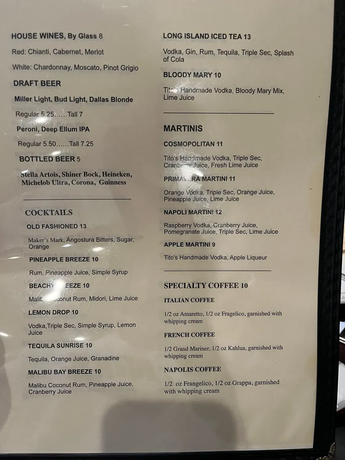 Menu 5