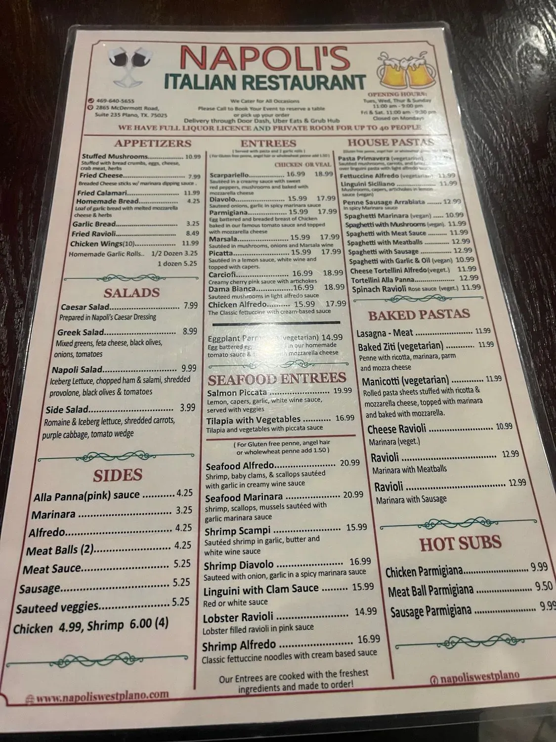 Menu 4