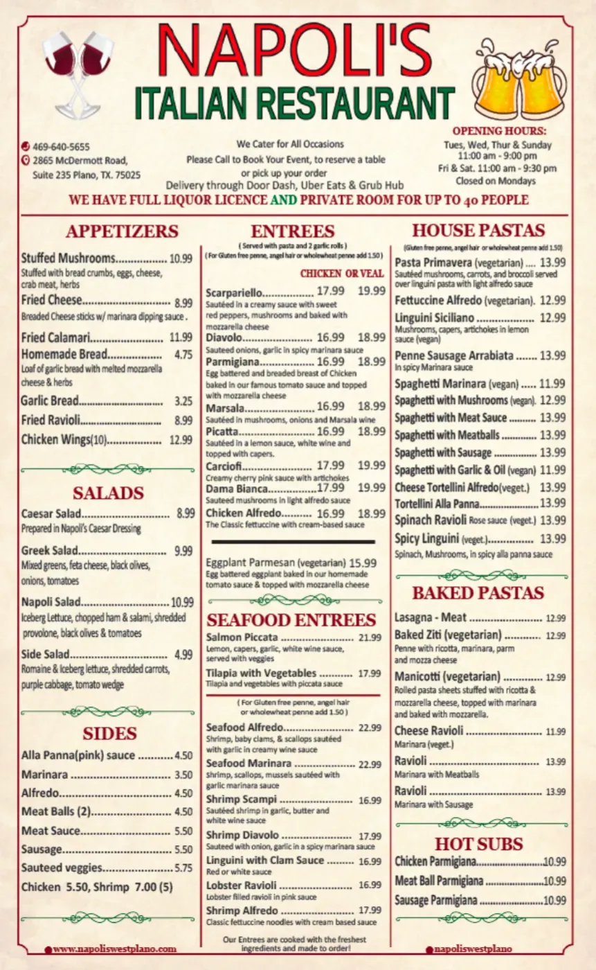 Menu 2